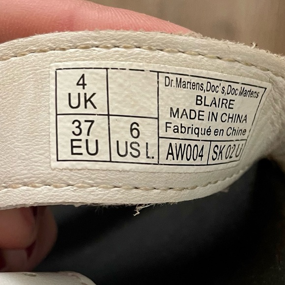 Doc Martens Sandals Blaire Women’s Size 6 Platform White Leather Gladiator - Picture 15 of 16